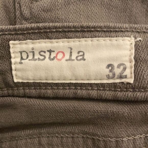 Pistola Olive Green Mossy Oak Zip Ankle Jeans Womens Size 32 - Picture 2 of 12
